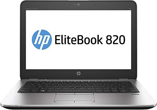 HP EliteBook 820 G3 12.5” FullHD Laptop – Core i5 6300U (4 Cores, 4.2GHz), 16GB DDR4, 512GB SSD, Intel HD Graphics 520, WiFi 11ac & BT 4.2, Windows 10 Pro - UK Keyboard layout - T9X45EA (Renewed)