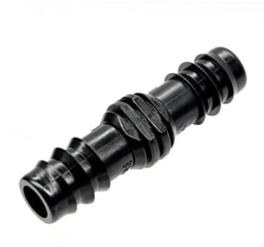 Agritrade AK Soaker leaky porous hose pipe joiner connector for 1/2'' (16mm). Garden irrigation systems, watering equipments, gardening (2)