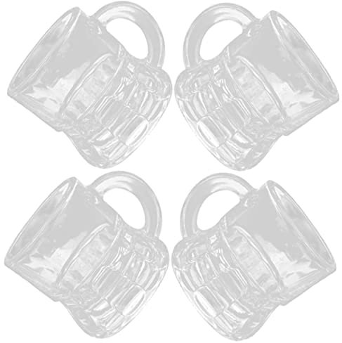 UPKOCH 4 Piezas Mini Vasos Transparentes De Vasos Pequeños Para Vino o Cerveza Originales Para Fiestas Casa Bares