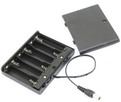 Uonlytech 2a Battery Holder Switch Case for Aa Batteries off Slide Switch Easy Access Storage Box Cap