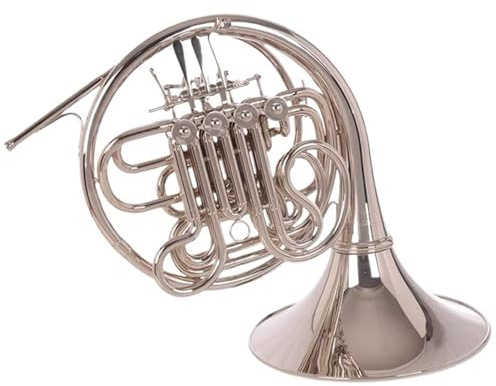 Waldhorn Professionelles Waldhorn Vier Klappen B Stimmung F Stimmung Vernickeltes Musikinstrument Mit Instrumentenkoffer