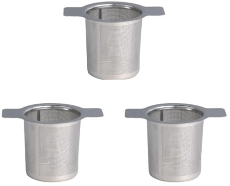 3 Pièces Infuseur À Thé En Acier Inoxydable, Filtre À Thé Filtre À, Panier À Thé En Inox, Diffuseur De Thé En Acier Inoxydable, Convient Pour Accrocher Sur Des Théières