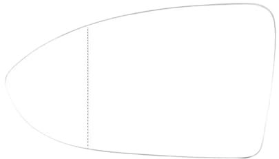 Außenspiegel Glas Für VW Für Golf 7 MK7 / MK7.5 Für GTI Für GTD 2012-2021 Für Touran 5T Linker oder rechter Seitenflügel Auto Rückspiegel Glas Rückansicht Umkehrlinse Rückfahr glas Spiegel(Left)