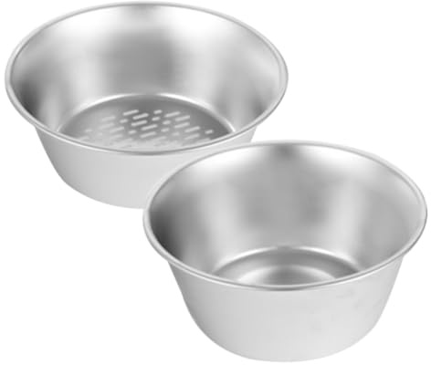 DIYEAH Passoire Acier Inoxydable Panier Égouttage Multifonction pour Fruits Légumes et Riz Égouttoir Résistant pour Cuisine Quotidienne