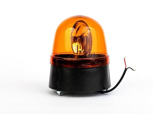 Generico Lampada Lampeggiante Stroboscopica Ambra 12V per Camion H1 Luce Tetto Emergenza Senza Fili Arancione Luce Rotante Segnalazione