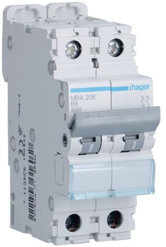Int.aut.serie MBA 2P 20A B-6/10kA