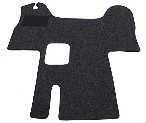 Mertex Automatte Autoteppich Premium anthrazit meliert 8299-P-A (orange, Fahrerhausteppich)