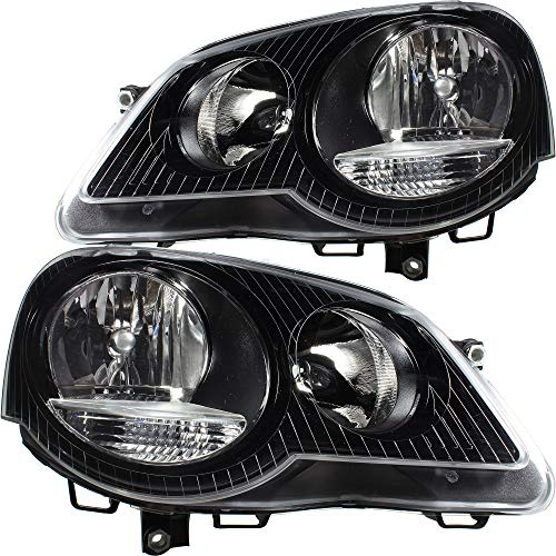 Scheinwerfer Set Satz 9N3 Bj. 05-09 schwarz H7+H1 inkl. Motoren