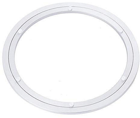 NUZAMAS 250 mm (10 Zoll) Hochleistungs-Drehtischlager aus Aluminiumlegierung Drehteller Runder Esstisch Glatte Drehplatte für Tischplatten, die Messedisplays bedienen
