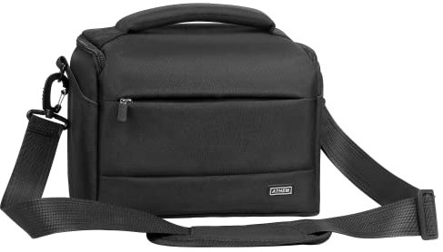 Winning DSLR Camera Bag, Waterproof Shockproof Single Camera Shoulder Bag, with Waterproof Cover, for Canon, Sony, Fuji, Nikon, etc