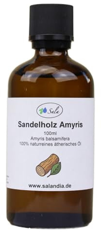 Sala Sandelholzöl ätherisches Öl Amyris naturrein 100 ml Glasflasche