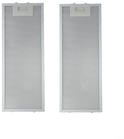 Aluminium-Filter, Dunstabzugshaube, Metall-Fettfilter, Fettfilter für Dunstabzugshaube, Küchenabluftventilator-Abdeckung, Haube, Herd, Entlüftungsfilter, 399 x 182 x 9 mm, 2 Stück