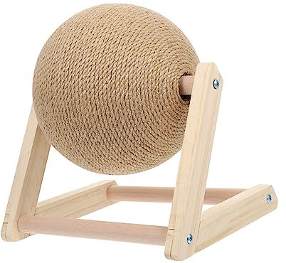 INOOMP Kratzball Für Katzen Mittelgroß Katzensicheres Kratzspielzeug Interaktiv Indoor Spielzeug Zur Krallenpflege Für Zuhause Und Katzen Stressabbau Spielerisch
