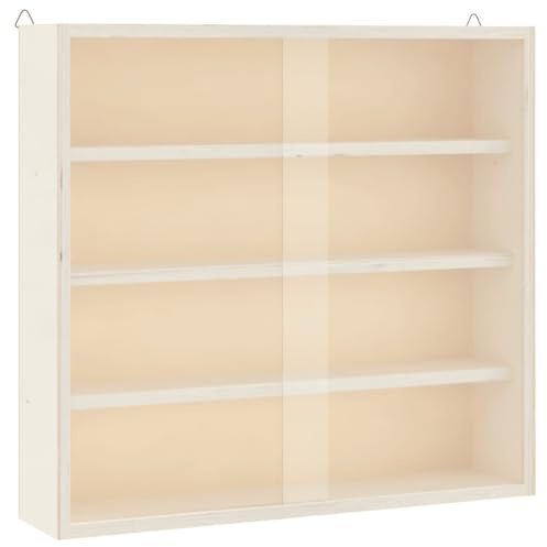 vidaXL Sammlervitrine aus Holz mit Türen 40x8,5x37 cm