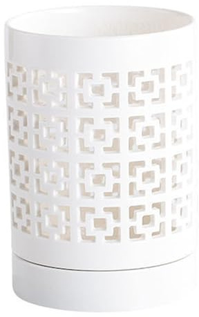 Heidouse Orchid Pots with Holes 4 Inch Breathable Orchid Pots for Repotting Ceramic Planter with Saucer That Promotes Air Circulation & Plant Growth