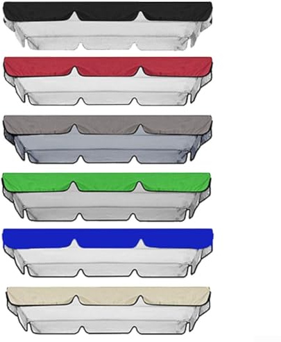 BlissfulAbode Cubierta de toldo abatible de repuesto e impermeable para uso en jardín (I)