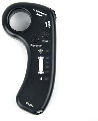 Mando a distancia eléctrico de cuatro ruedas para monopatín longboard, mini receptor de control remoto para monopatín eléctrico con indicador de alimentación (actualizado)