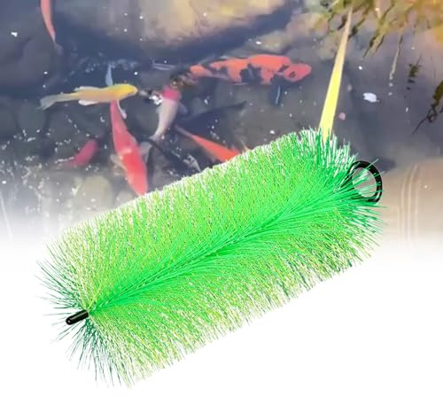 Lot de 20 brosses de filtre de bassin de 24 cm, idéales pour les bassins à carpes koï, aquariums et jardins aquatiques, filtres efficaces pour une eau propre et claire