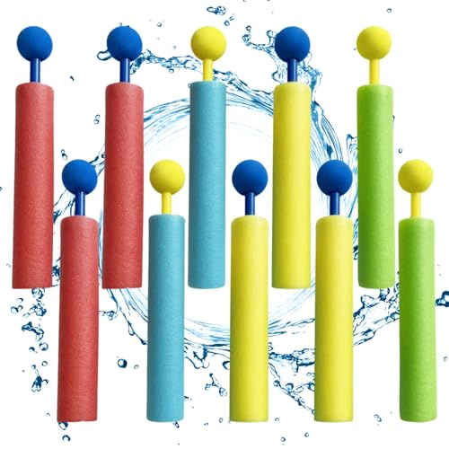 10 Pcs Wasserpistole Klein Wasserspritzpistole Wasser Pistole Water Gun Wasserpistolen Mini Wasserpistole Spritzpistole Wasser Geeignet für Strände Schwimmbäder Wasserparks Gartenpartys Usw