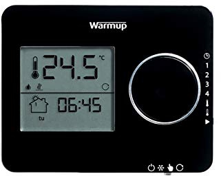 Mi-Heat Tempo Digital Thermostat Schwarz Thermostatregler für Elektro Heizung