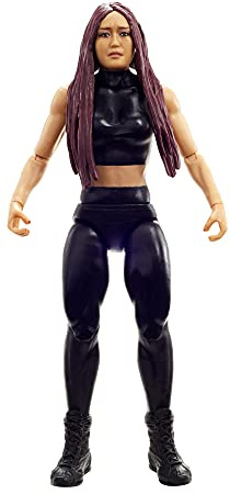 WWE GTG58 Io Shirai Basic Action Figures, Posable 6 Inch/15.24 cm Collectible for Ages 6 Years Old & Up, Multicolor