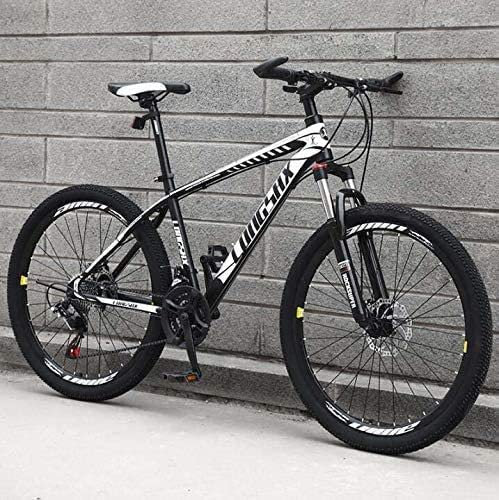 Fahrrad, Mountainbike für Erwachsene, Männer, Frauen, Rahmen aus Kohlenstoffstahl, MBT-Fahrräder, stoßdämpfende Vorderradgabel, Mountainbike, Doppelscheibenbremse