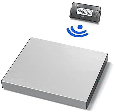 Arkscan S28 Balance d'expédition numérique robuste avec affichage sans fil en acier inoxydable pour colis de différentes tailles et poids pour entreprise et ménage 3 unités Adaptateur CC inclus