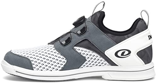 Dexter Mens Pro BOA White/Grey Bowling Shoes 10.5