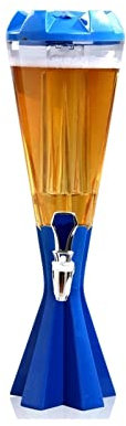 Dispensador de Torre de Cerveza Dispensador de Bebidas con Torre de Cerveza de 3 litros con Tubo de Hielo y Luces LED Dispensador de Cerveza for Fiestas en la Cocina Torre Cerveza/Dispensador Bebidas