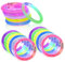 Pulseras LED Luminosas, juego de pulseras intermitentes, juguetes luminosos para niños, Bolsa de Fiesta Llena de Juguetes Luminosos Regalos de Graduación Cumpleaños para Niños y Adulto