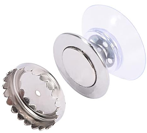 AUNMAS Portasapone Magnetico Portasapone Magnetico da Parete in Acciaio Inossidabile per Cucina Bagno (Tipo a Ventosa)