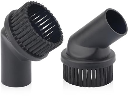 2 Stück 35mm Staubsaugerbürste Universal Staubsauger Aufsatz Bürste Staubsaugerbürsten Staubsauger Aufsätze Schwarz Geeignet für Meisten Staubsaugermodelle