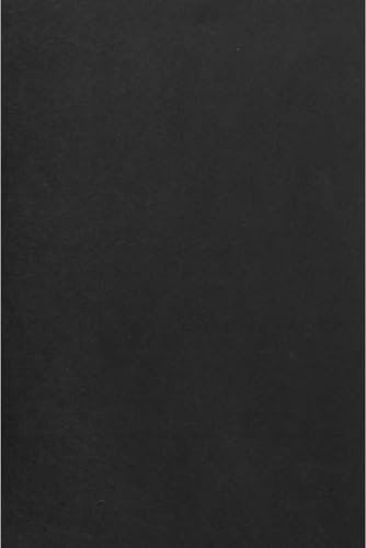 Netuno 50 Blatt Ton-Karton Schwarz DIN A3 297 x 420 mm 320g schwarzer Bastel-Karton Kartenkarton zum Basteln Malen Beschreiben Bedrucken Scrapbooking DIY-Bedarf Foto-Karton Tonzeichen-Karton