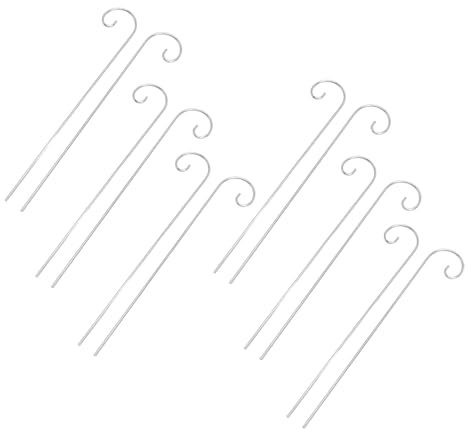 Ganci per etichette per piante da 30 pezzi, marcatori da giardino versatili in acciaio inossidabile Porta cartelli per piante per vaso di fiori Giardino bonsai 200 mm