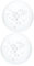 HEMOTON Lot De 2 Boules De Verre Décoratives pour Fontaine D'Intérieur Et D'Extérieur Boules Décoratives pour Centre De Table Boules De Cristal Décoratives Boules À Bulles De