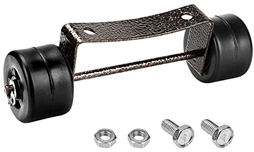 Kit de roues chauffantes pour parasol de jardin, 23 x 6,5 cm, convient à la plupart des chauffages de terrasse au propane