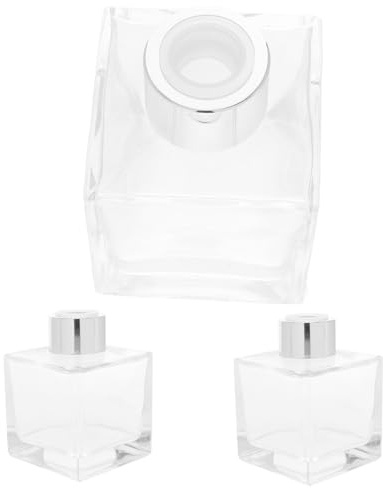 ARTSEWPLY 3 Piezas Botellas de Vidrio Vacías para Aceites Esenciales de Frascos Recargables para Aromaterapia y Liberación de Fragancia Diseño Compacto y Seguro para Hogar y Color Aleatorio