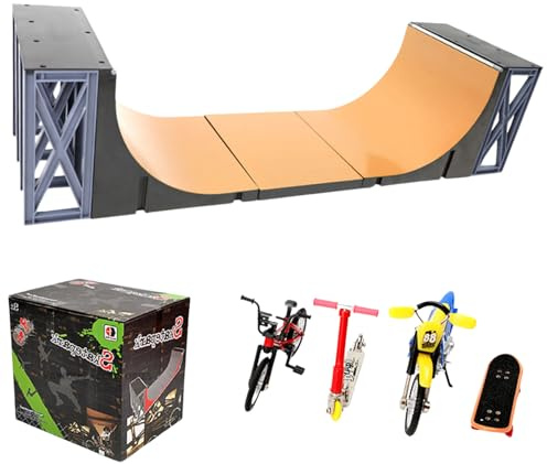 ycezw Fingerboard Spielset - Einstellbares Mini Skate Set, Kompaktes Übungsbrett Metallachsen, Farbiges Musterdesign | Lustiges Unterhaltungsgeschenk Für Mädchen Schreibtisch Hobby Fertigkeitstra