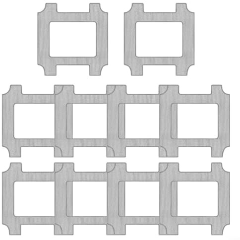 Puupaa Wischtücher für Lubluelu CH00, CH01 CHYW201, CHYW200 Fensterroboter, Mikrofaser wiederverwendbar, waschbare Reinigungstücher (10er-PACKUNG)