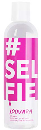 Loovara à base d'eau 250 ml -SELFIE- Lubrifiant idéal pour la masturbation, la masturbation avec des jouets, Ingrédients naturels, testé dermatologiquement, sans danger pour le préservatif