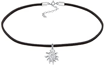 Elli Halskette Damen Choker Sonne Anhänger Trend aus 925 Sterling Silber
