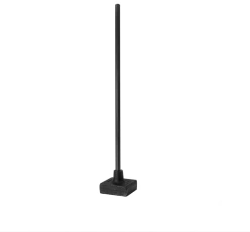 Heavy-Duty Forged Tamper, Tamping Contractors Rammer, Tubular Steel Handle | Solid Forged Head | Ideal for Asphalt Finishing, Edges, Walls & Corners