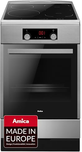 Amica SHI 905 150 E/Standherd/Elektro/Induktion/Fine Design/Edelstahl / 50 cm/EEK A