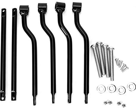 Kit de Barras de Soporte para Alforjas de la Motocicleta, Soporte Bares Kit de Montaje Universales de, Soporte de Bolsa de sillín Soporte de Montaje Soporte de Bolsa Lateral para Motocicleta