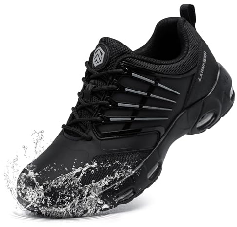 Kochschuhe Herren Damen Rutschfeste Küche Arbeitsschuhe,Schwarz,46 EU