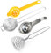 Sqxaldm Separator Pack Of 4 separatori per uovo, con manico lungo, filtro a tuorlo bianco, separatore per separare proteine e tuorli, facile da riporre per la cucina, utensili da forno