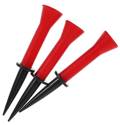 HEMOTON Kugelnagel aus weichem Gummi drinnen Tee Golfball-Retriever Golf-Damen-T-Shirts golfschläger Set golfschlägersätze Halter für Golfbälle Golf-Trainingsgerät Kunststoff rot