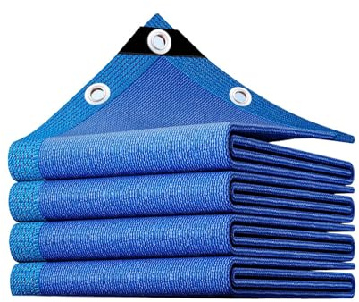 Rete Ombreggiante con Occhielli Permeabile all'Aria E all'Acqua Panno Ombreggiante per Esterni Lavabile Antistrappo Vela Ombreggiante Rettangolare 6x4 3x4 3x2 Facile Montaggio(3x4m)
