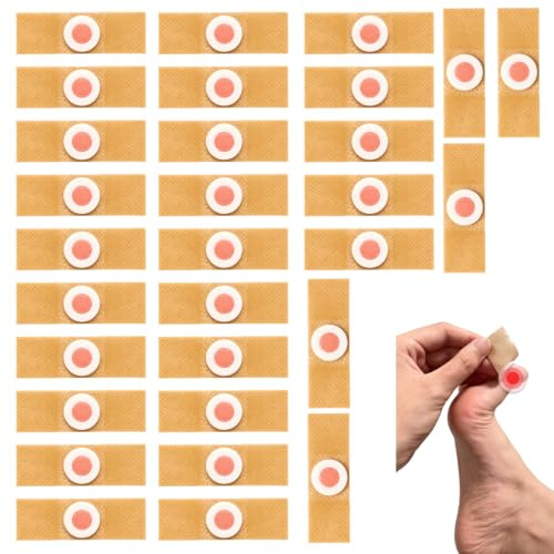 30 Stück Wart Plaster Wart Remover Mit Salicylsäure Für Dornwarzen Pflaster Fuss Schmerzreduzierend Selbstklebend Dünn Für Hühneraugen Warzen Entfernen Fußpflege Erwachsene Und Kinder Alltag