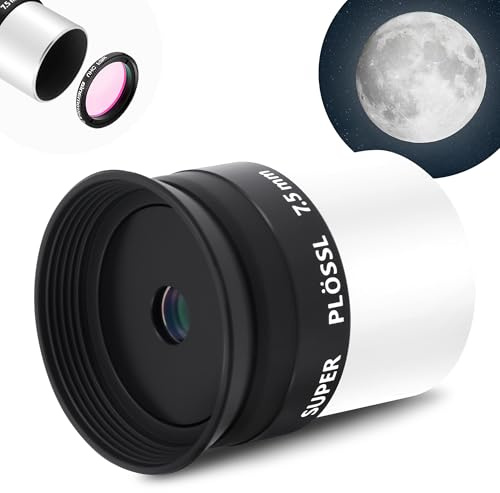 Astromania 3,2 cm 7.5 mm Super Ploessl oculaire – Le Moyen Le Plus économique d'ENTRER Une Photo Nette